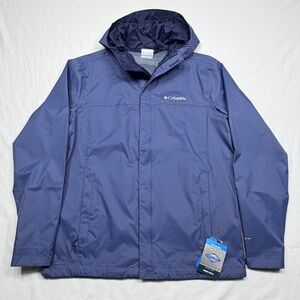 Columbia Watertight II Omni-tech Blue Jacket Men’s Size Medium - NEW
